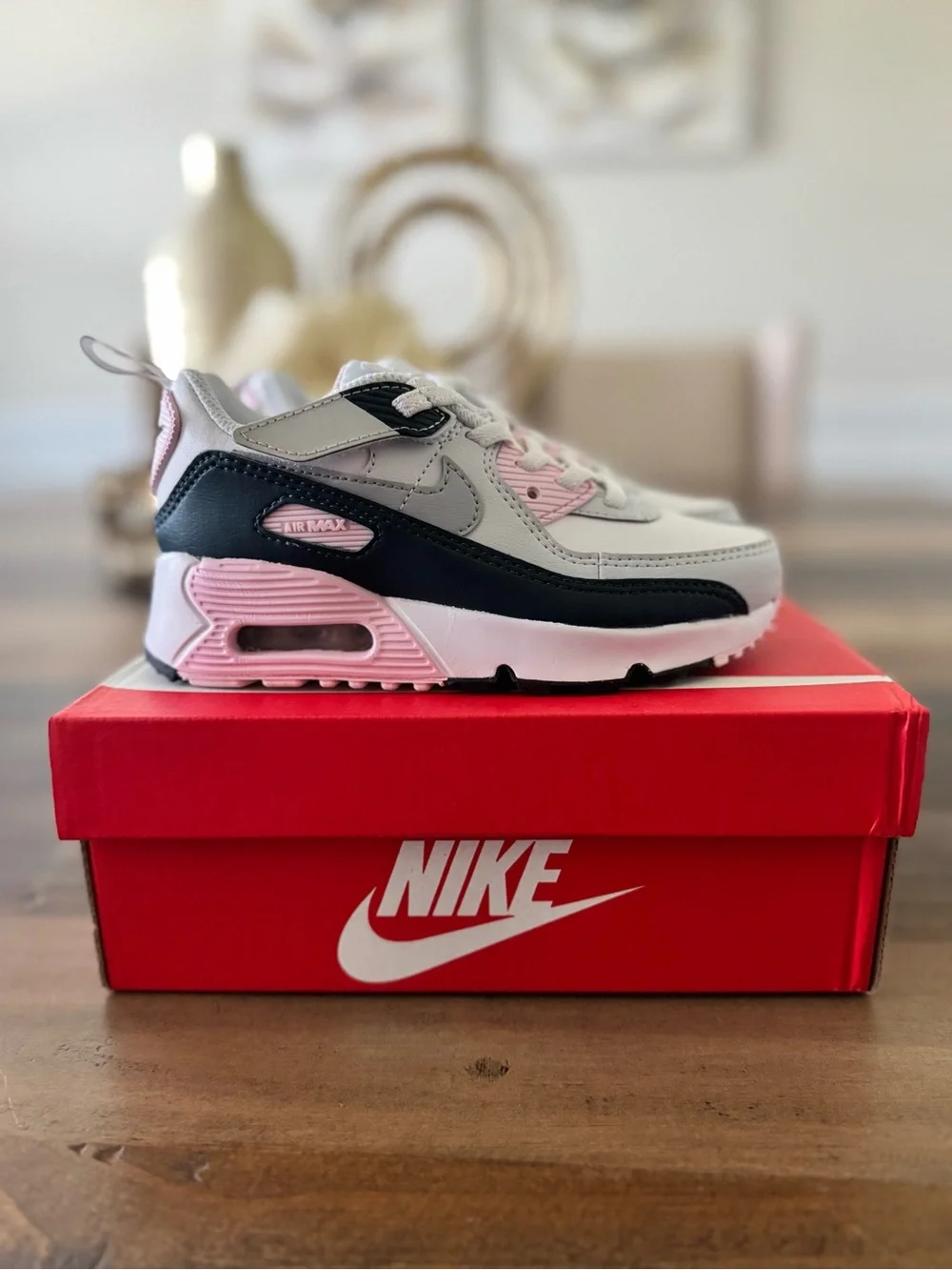 Nike Kids Air Max Sneaker - Pink, Black, White